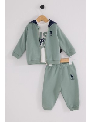 U.s.polo Assn Erkek Bebek3 Lü Takım - Yeşil