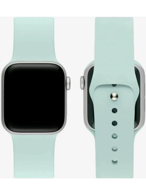 Apple Watch Uyumlu Silikon Kordon – Spor ve Günlük Kullanım Için Rahat Kayış (42/44/45MM – 46/49MM)
