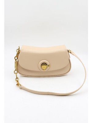 Kriste Bell Ithal Kadın Baget ve Çapraz Çanta KB699 - Bej