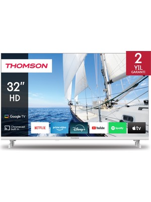 THOMSON 32HG2S14W 32" 80 Ekran Uydu Alıcılı HD Google Smart LED TV