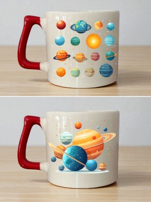 Gezegenler 2'li Kupa - Erkeğe Evlilik Yıldönümü Hediyeleri, Erkeklere Evlilik Yıldönümü Hediyesi