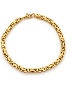 Altın Kaplama Kral Erkek Bileklik EBLK-528