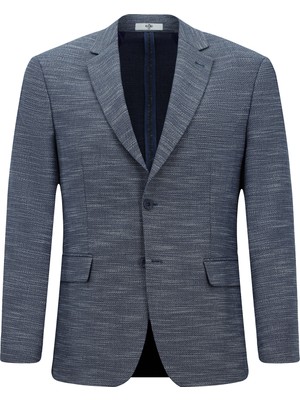 Kiğılı 4 Drop Relaxed Fit Rahat Kesim Desenli Likralı Ceket