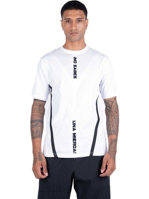 Ex-Pent Erkek Kısa Kollu Haki Renkli, Poplin Garnili, Baskılı, Regular Fit Örme T-Shirt