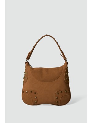 Arlo Troklu Omuz Çantası Taba