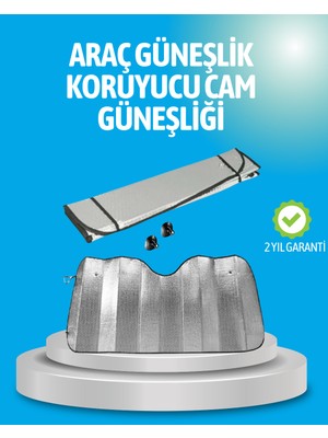 Sepetim Gelişmiş Yansıtıcılı Katlanabilir Araç Güneşliği – Alüminyum & Süngerli Izolasyon Teknolojisi