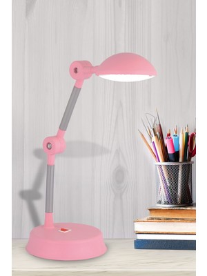 Pembe LED Masa Lambası, Şık ve Modern Çalışma Ortamları Için Ideal Işık Kaynağı
