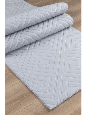 Şık Gri Oturma Odası ve Koridor Halısı, Mutfak ve Antre Dekoru Için Ideal