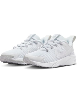 DX7614-100 Nike Çocuk Günlük Ayakkabı  Beyaz Star Runner 4 Nn (Ps)