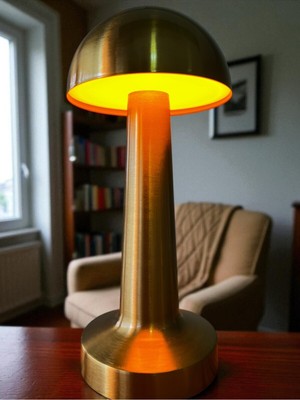 Renkli Kablosuz Mantar Lamba Dekoratif Obje Salon ve Ofis Şık Aksesuar