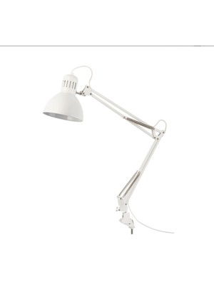 Beyaz Çalışma Lambası, Şık ve Modern Tasarım ile Işıklandırma Çözümü
