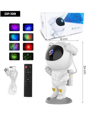 Renkli Uzay Temalı Gece Lambası, Yumuşak Işık, Güzel Dekorasyon Parçası