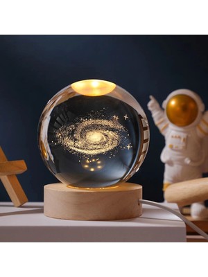 Renkli Toz Bulutu Tasarımlı Dekoratif Gece Lambası, Şık ve Kullanışlı Tasarım