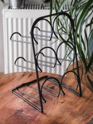 6 Raflı Metal Şaraplık, Şık ve Kullanışlı, Dekoratif ve Dayanıklı Tasarım