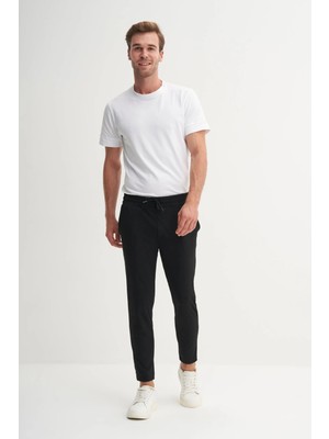 Erkek Dalgıç Kumaş Slim Fit Eşofman Altı 83105