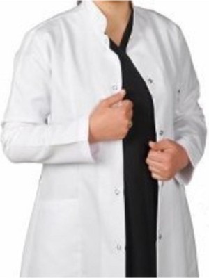 Büyük Beden Doktor Öğretmen Sağlıkçı Önlüğü Hakim Yaka
