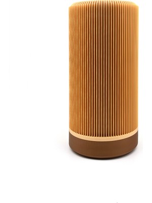 Modern Kahverengi Dekoratif LED Panel ile Şık Aydınlatma Çözümü