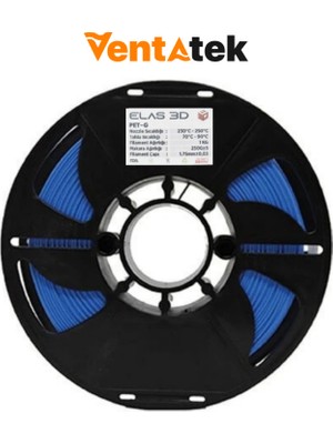 Elas 3D Mavi Petg Filament - 1.75MM - 1 kg
