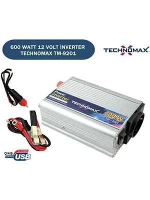 Teknomax 600W Inverter Dönüştürücü ( Lisinya )