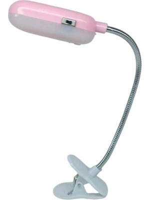 Şık ve Kullanışlı Pembe Kitap Okuma Lambası, Rahat Okuma Deneyimi Sağlar.