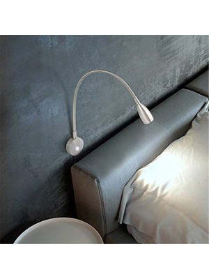 Esnek Boyunlu Yatak Başu Okuma Lambası, Şık ve Kullanışlı Tasarım