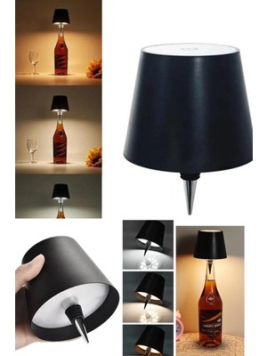 Kablosuz Şişe Masa Lambası, Dekoratif ve Şirin Loş Aydınlatma Seçeneği