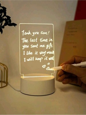 Özel Tasarımlı LED Yazı Tahtası, Sevgili ve Arkadaşlar Için Anlamlı Hediye