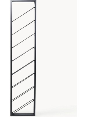 Çapraz Metal Duvar Rafı, Şarap ve Içecekler Için Şık Depolama Alanı