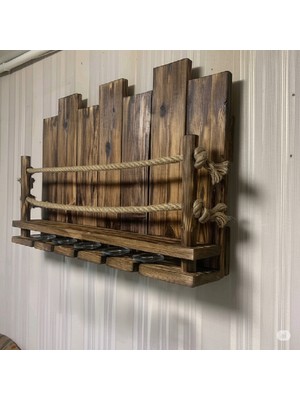 El Yapımı Doğal Ahşap Şişelik, Şıklık ve Fonksiyonellik Bir Arada