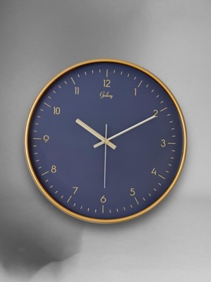 Çok Renkli Siyah Kadran 30 cm Sessiz Duvar Saati Modern Tasarım