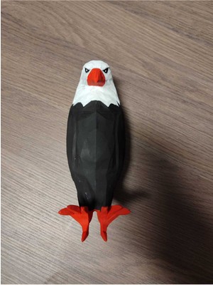 Şık Kartal Tasarımlı Gece Lambası, Siyah Renkle Zarif Tasarım