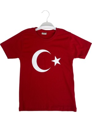 Bayraklı Kırmızı Tişört