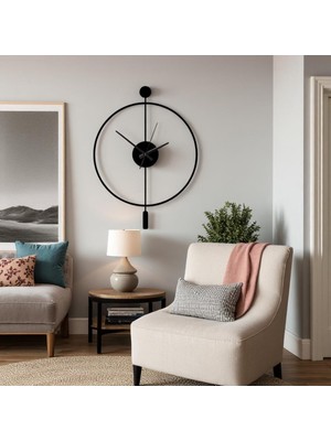 Şık Retro Ahşap Duvar Saati, Sarkıt Model, Premium Kalite, Modern Tasarım