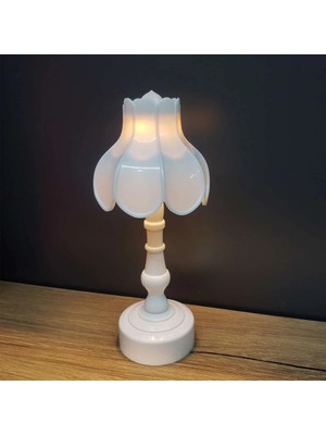 Pilli Dekoratif Abajur Masa Lambası ( Lisinya )