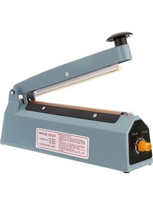 FS-200 Metal Gövdeli Kullanımı Kolay Poşet Ağzı Kapama Yapıştırma Makinası (20CM) Impulse ( Lisinya )