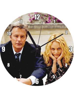 Şık 50X50 cm Duvar Saati, Beyaz Renk, Modern Tasarım