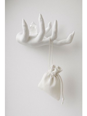 El Figürlü Duvar Kulaklık / Havlu Çok Amaçlı Figür Askısı Plastk