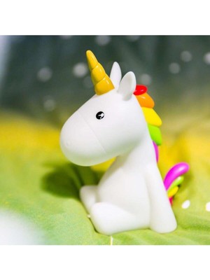 Sevimli Unicorn Gece Lambası, Güzel ve Yumuşak Işık, Çocuklar Için Mükemmel Atmosfer