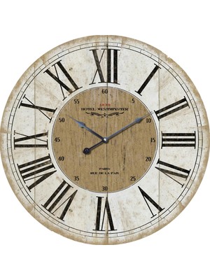 Renkli Ahşap Duvar Saati, 70 Cm, Şık ve Modern Tasarım, Ev ve Ofis Dekoru Için Uygun