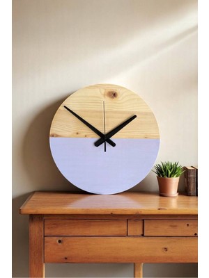 Doğal Ağaç Bohem Minimalist Saat, Şıklık ve Doğallığı Bir Arada Sunar.