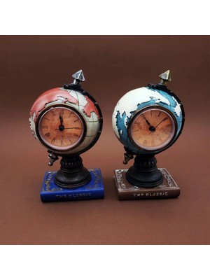 Renkli Kristal Cam Dünya Dekoratif Obje Orta Boy, Şık ve Zarif Tasarım