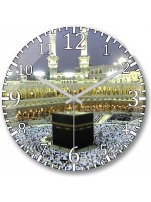 Şık ve Modern Sessiz Duvar Saati, Gerçek Cam, Renkli ve Dekoratif Tasarım