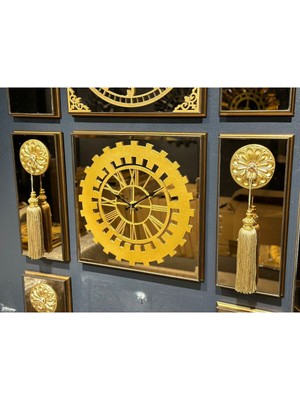 Şık 3'lü Duvar Saati Seti, Zarif Tasarım, Modern Dekorasyon Için Ideal