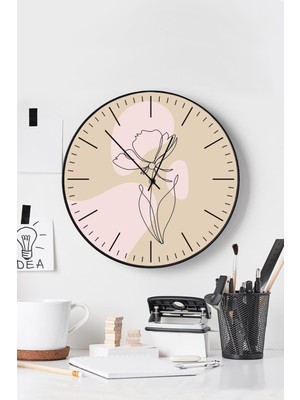 Renkli Dekoratif Duvar Saati, Şık ve Modern Tasarım, Ev ve Ofis Dekoru