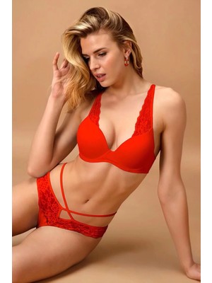 Aesco Nurteks 4409 Yarı Destekli Sütyen Takımı