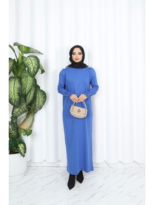 Incili Merserize Elbise