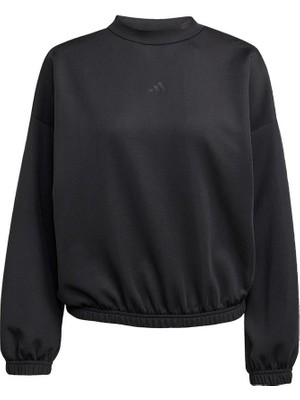 Adidas Kadın  Siyah  Sweatshirt Motıon Es Cover JM4488