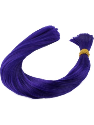 Mor  Renkli Sentetik Boğum Saç / 1kg