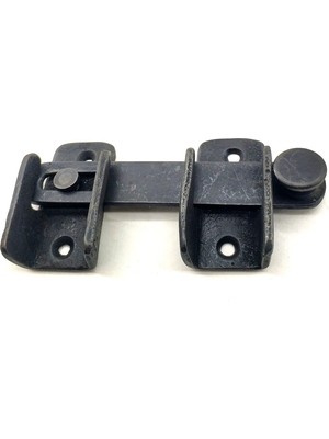 Antika Tarz Dekoratif Pirinç Kapı Mandalı - 57X115 Mm, Oksit