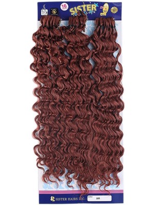 Afro Dalgası Saç / Kızıl Bakır 350